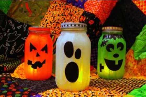 Halloween Mason Jars